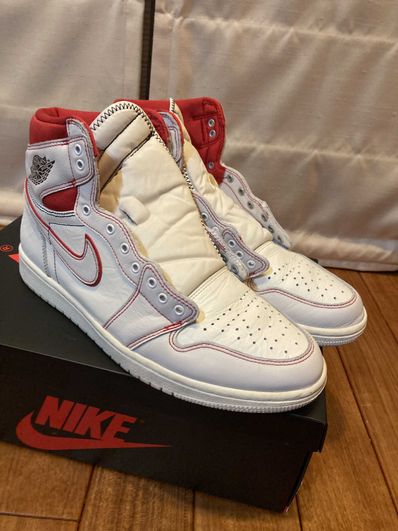 Nike Air Jordan 1 Retro High OG "Sail/University Red"