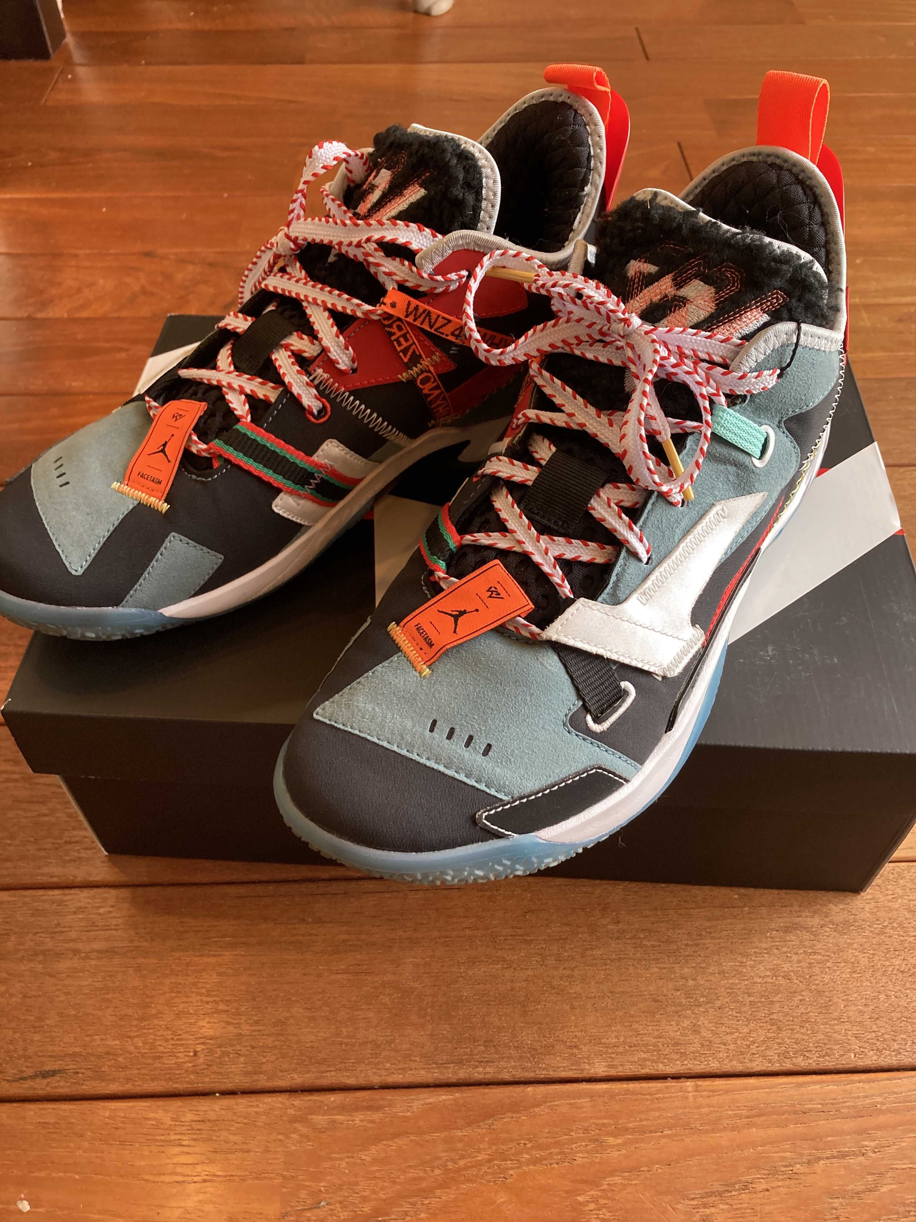 FACETASM × Nike Jordan Why Not Zero.4  "Black/Blue/Red"