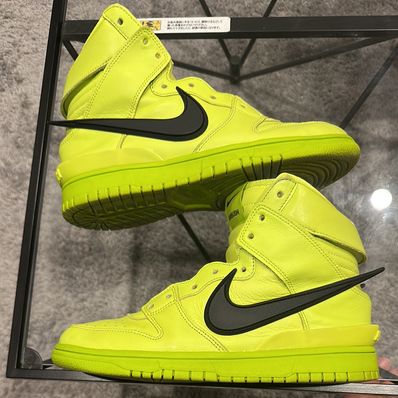AMBUSH × NIKE DUNK HIGH "FLASH LIME"