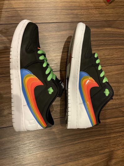 Polaroid × Nike SB Dunk Low Pro QS "Black/White"