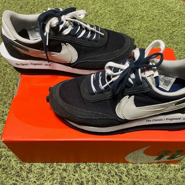 Fragment × sacai × Nike LD Waffle "Blackended Blue"