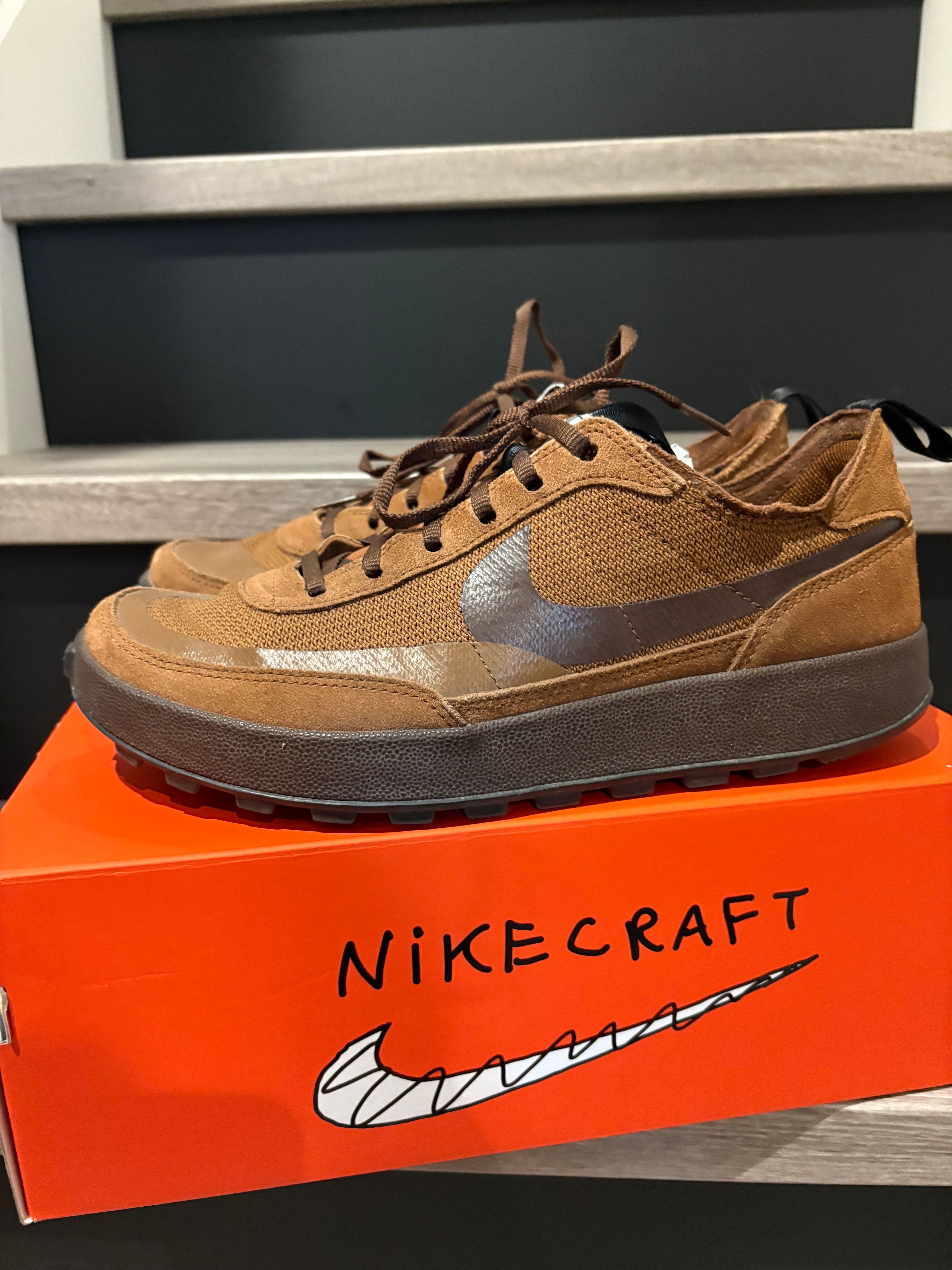 Tom Sachs × NikeCraft Women's General Purpose Shoe "Brown"