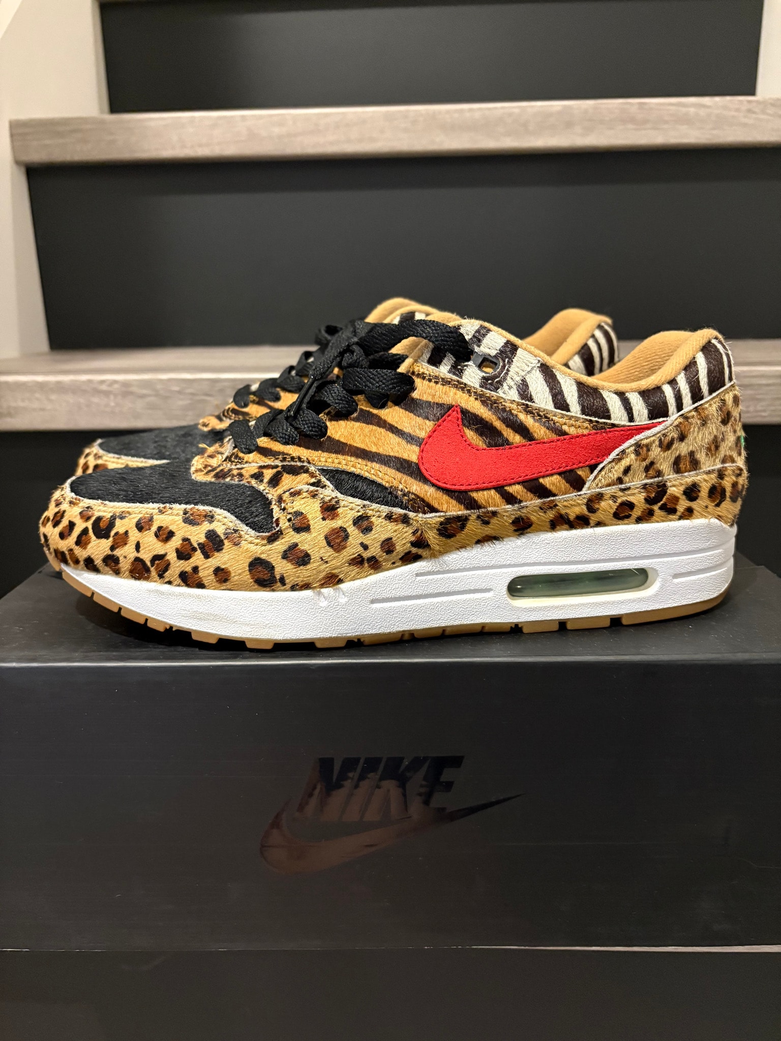 atmos × Nike Air Max 1 DLX "Animal Pack/Safari"