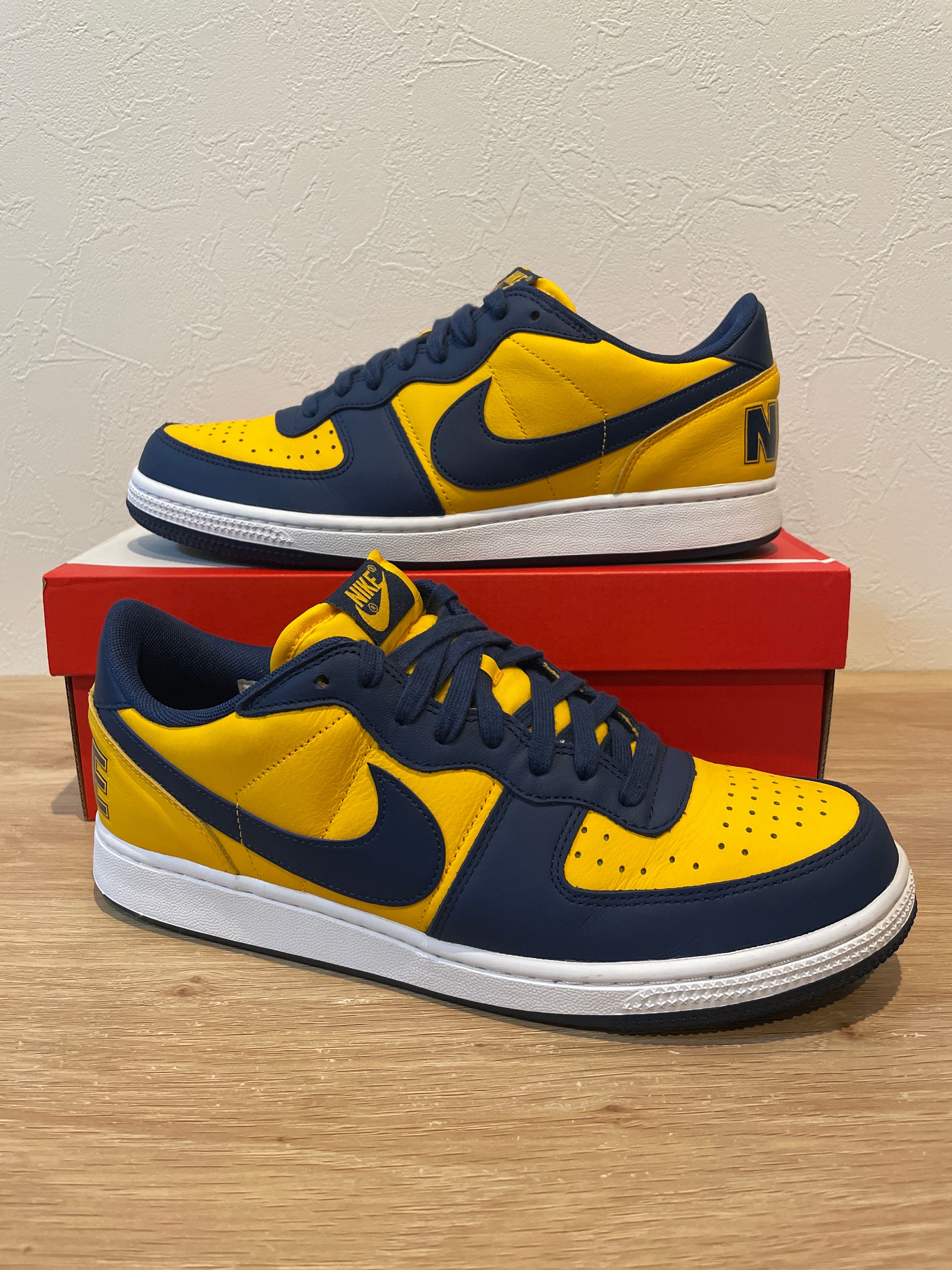 Nike Terminator Low "University Gold and Navy/Michigan"