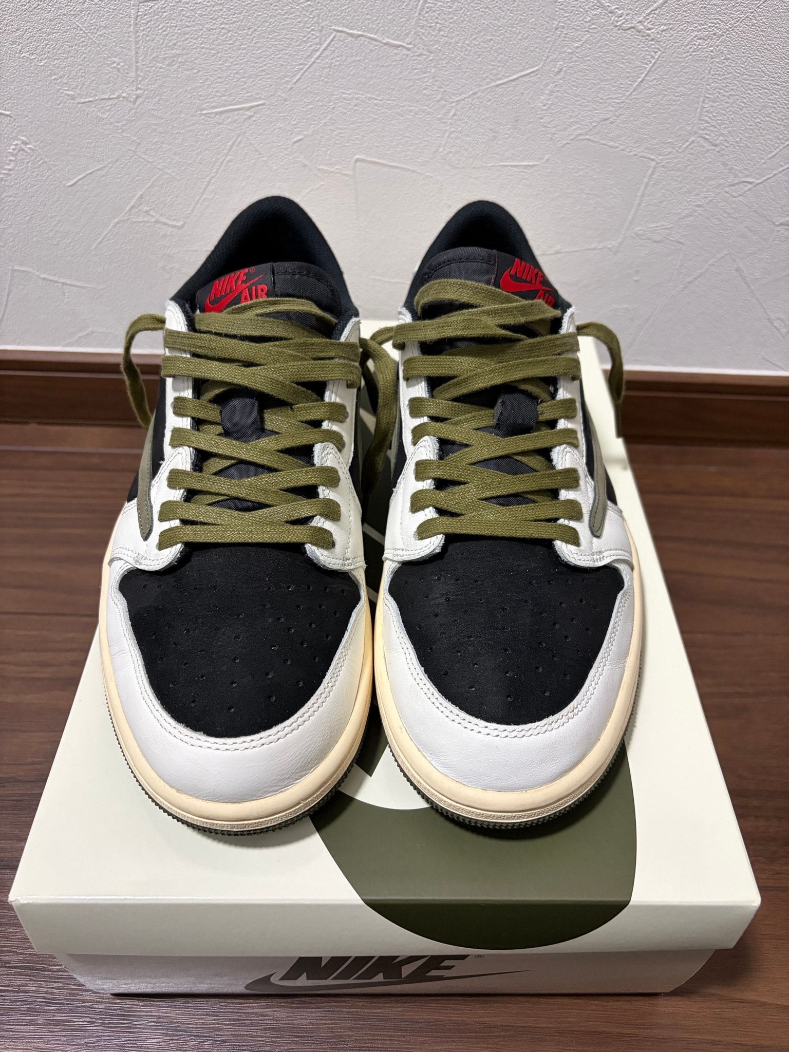 Travis Scott × Nike Women's Air Jordan 1 Low OG "Medium Olive"