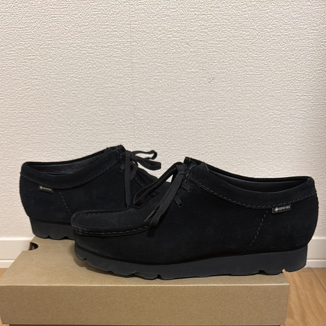 Clarks Wallabee GORE-TEX "Black Suede"