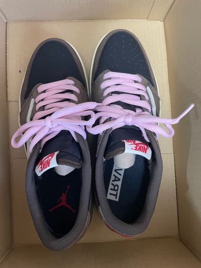 Travis Scott × Nike Air Jordan 1 Low OG SP-T "Black/Dark Mocha"