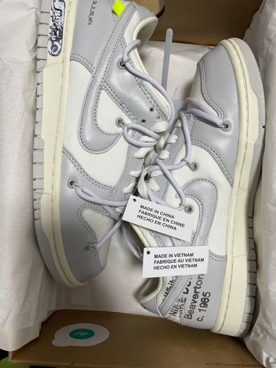 Off-White × Nike Dunk Low 1 of 50 "Lot.49"