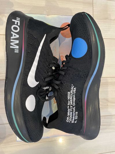 Off-White × Nike Zoom Fly Mercurial Flyknit "Black/White/Volt"
