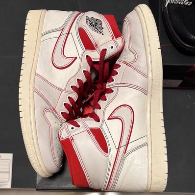 Nike Air Jordan 1 Retro High OG "Sail/University Red"