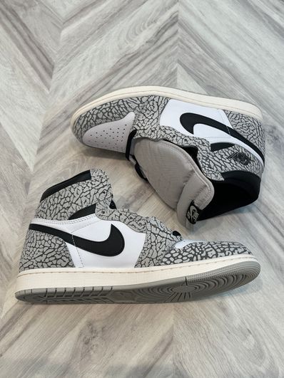 Nike Air Jordan 1 High OG "White Cement/Safari"
