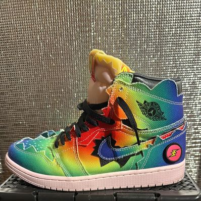 J Balvin × Nike Air Jordan 1 High OG "Rainbow"