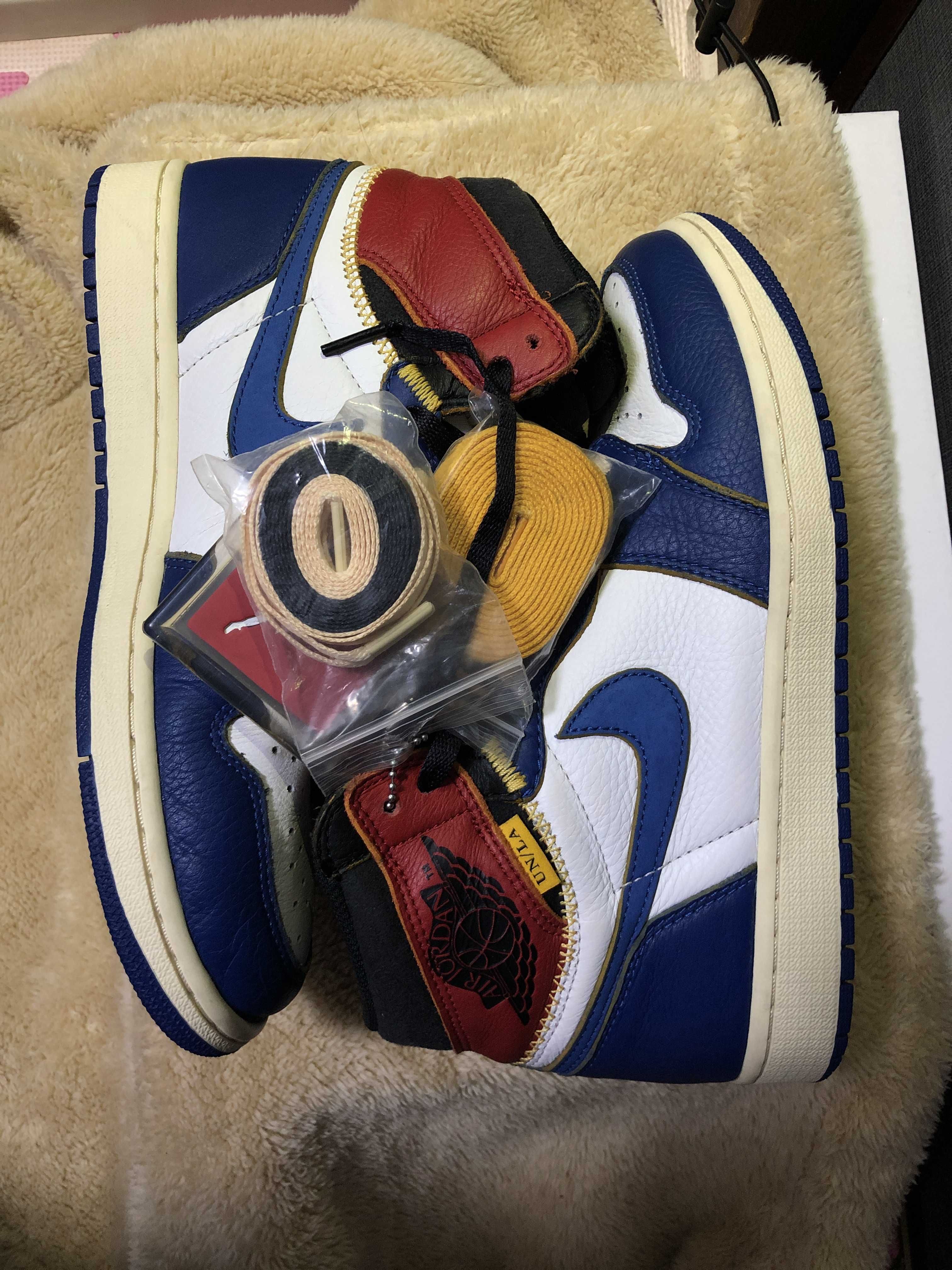 Union × Nike Air Jordan 1 Retro High OG NRG "Storm Blue/Varsity Red"