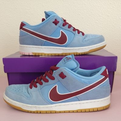 Nike SB Dunk Low Pro "Philadelphia Phillies/Valor Blue and Team Maroon"