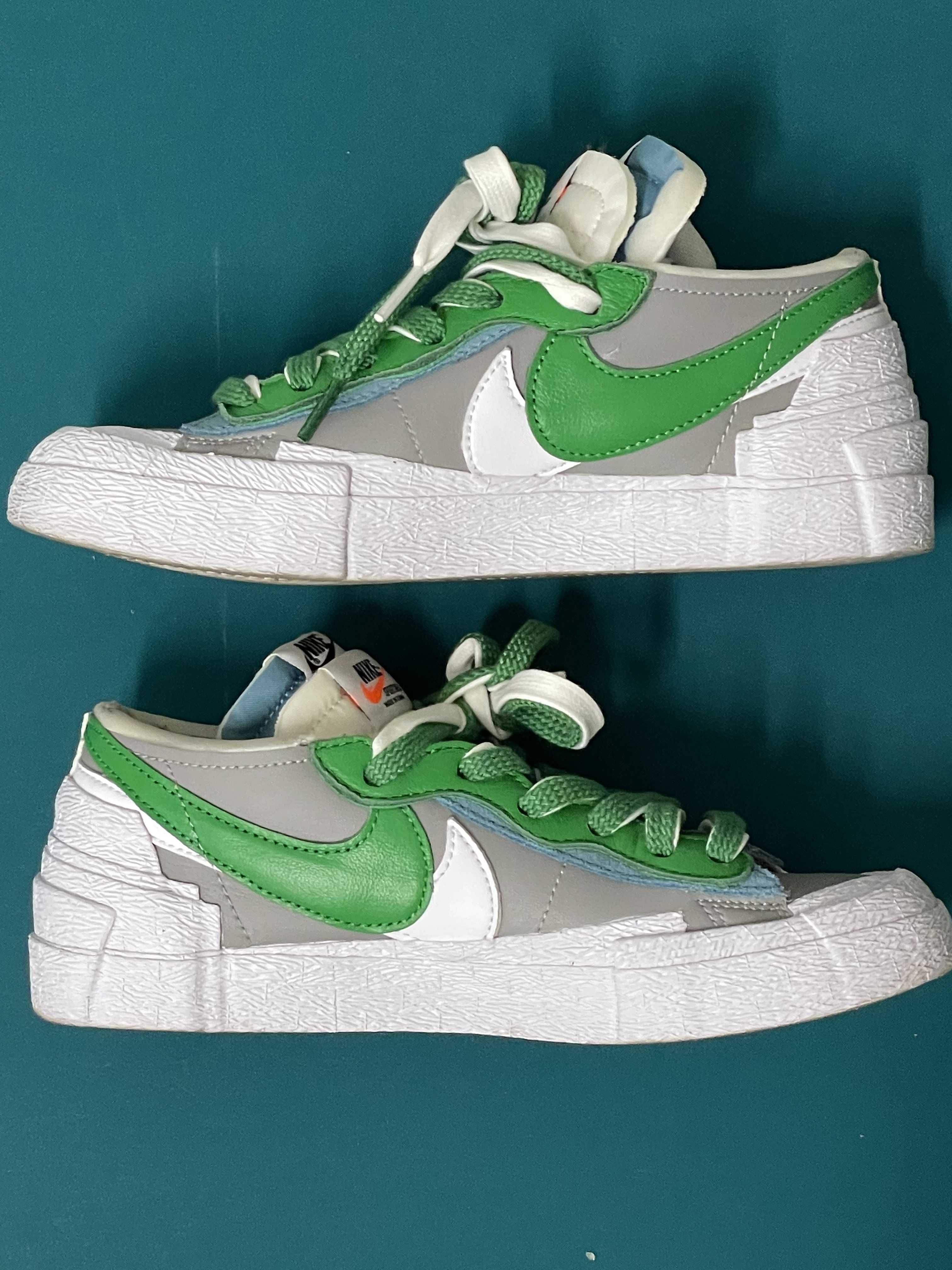 sacai × Nike Blazer Low "Classic Green"