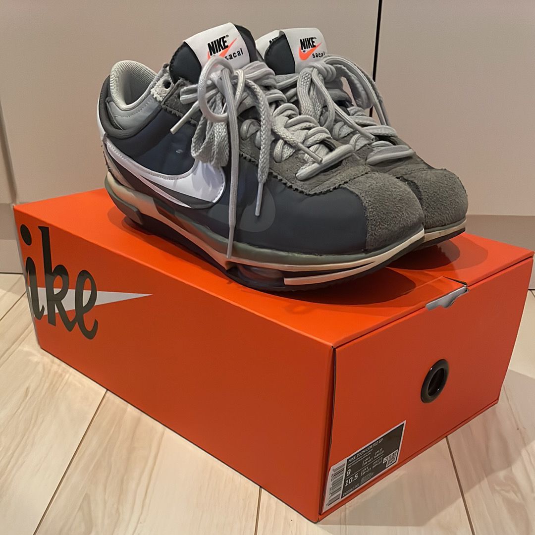 sacai × Nike Zoom Cortez "Iron Grey"