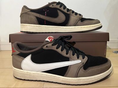 Travis Scott × Nike Air Jordan 1 Low OG SP-T "Black/Dark Mocha"