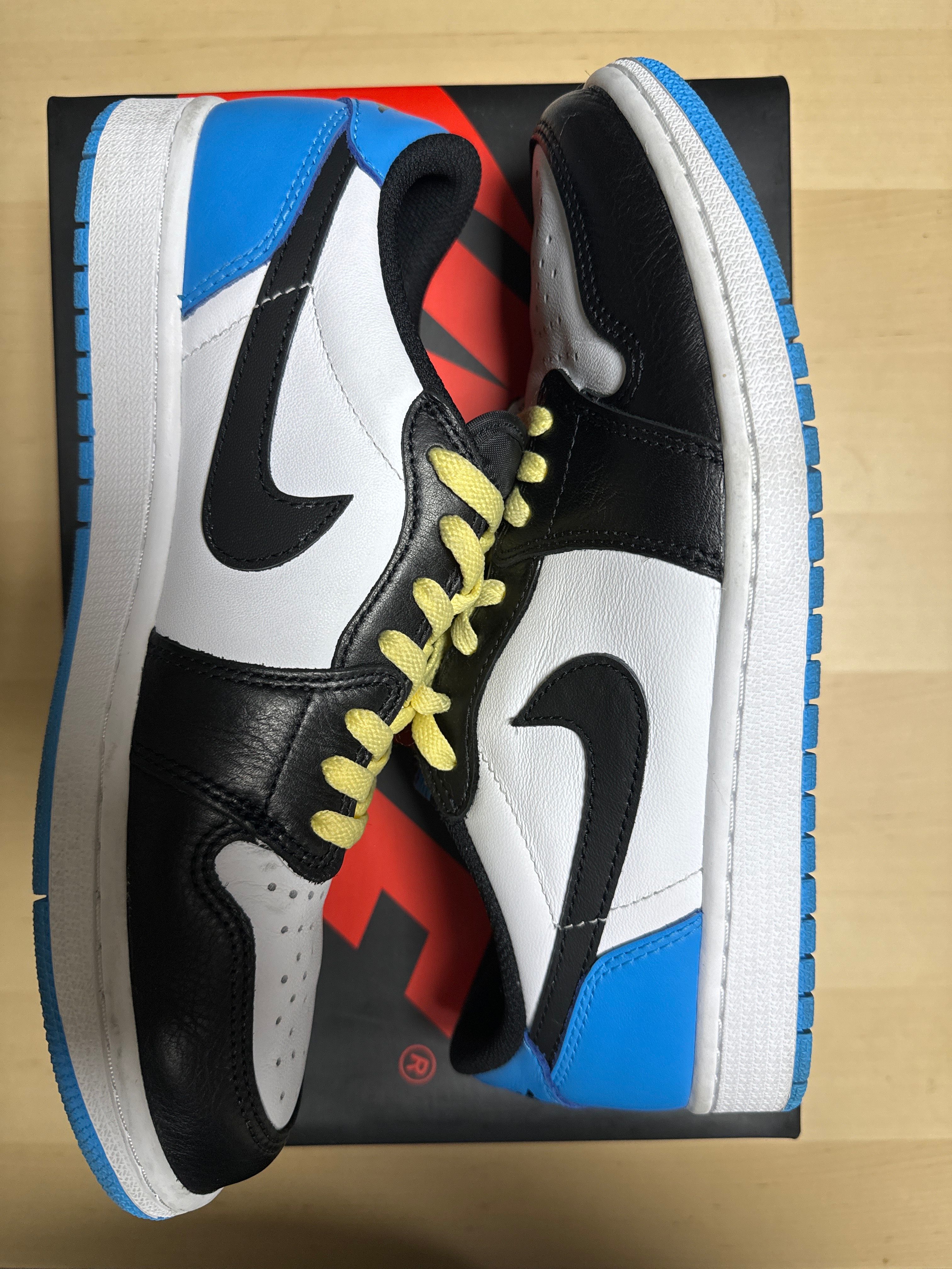 Nike Air Jordan 1 Low OG "Black and Dark Powder Blue/UNC"