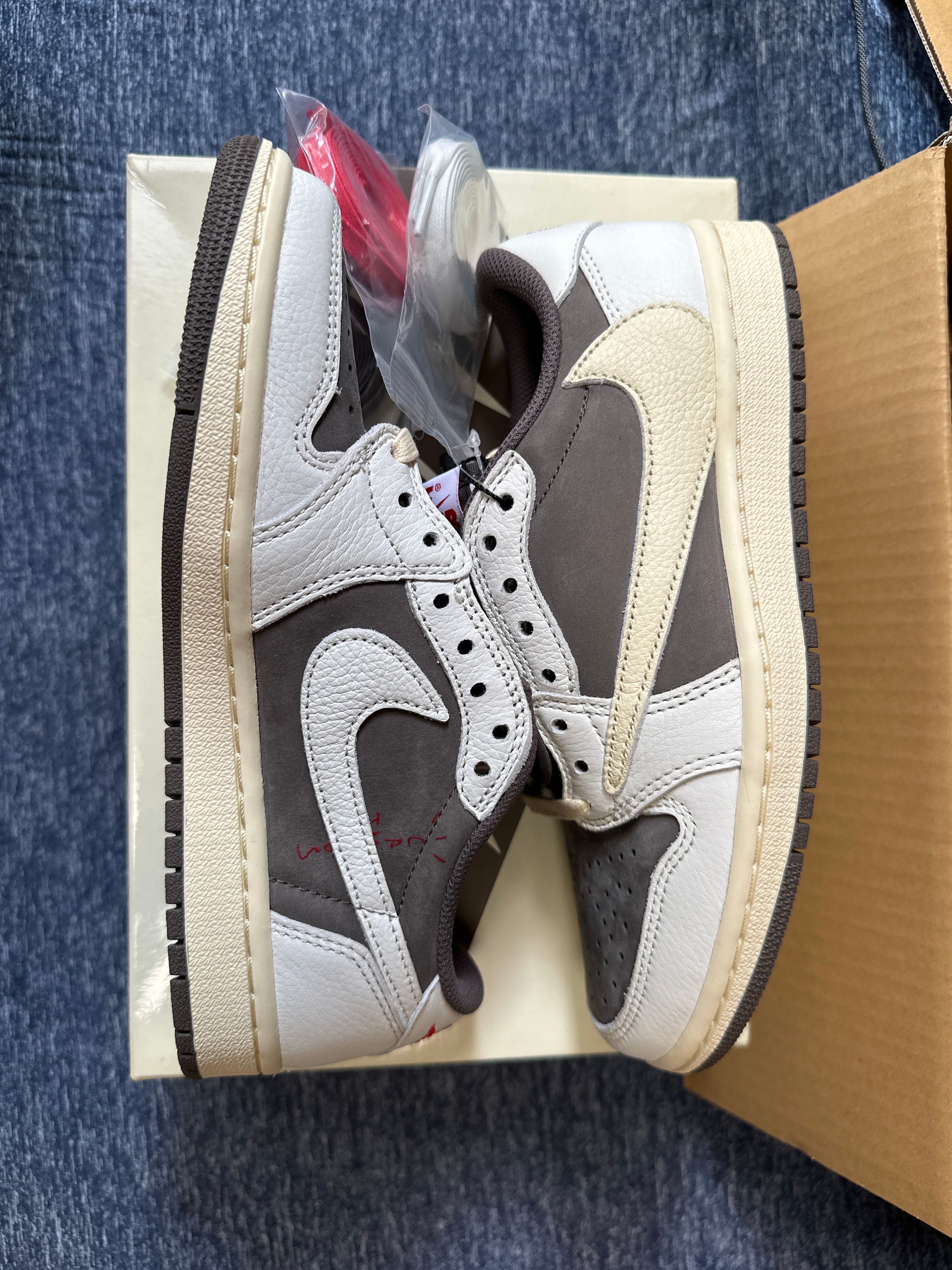 Travis Scott × Nike Air Jordan 1 Low OG SP "Reverse Mocha/Sail and Ridgerock"