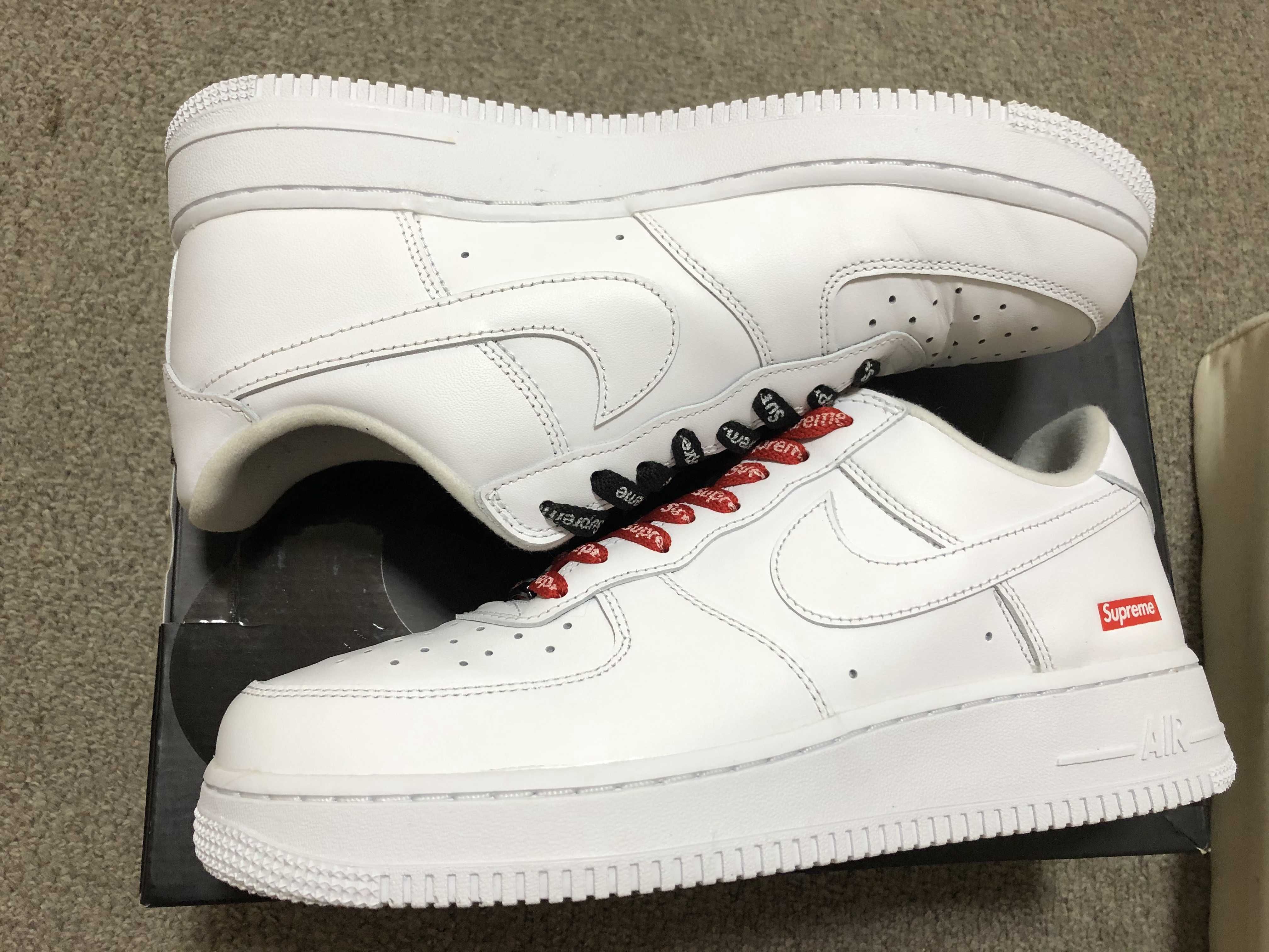 Supreme × Nike Air Force 1 Low "White"