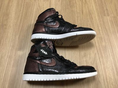 Nike Women's Air Jordan 1 High OG Fearless Metallic Rose Gold