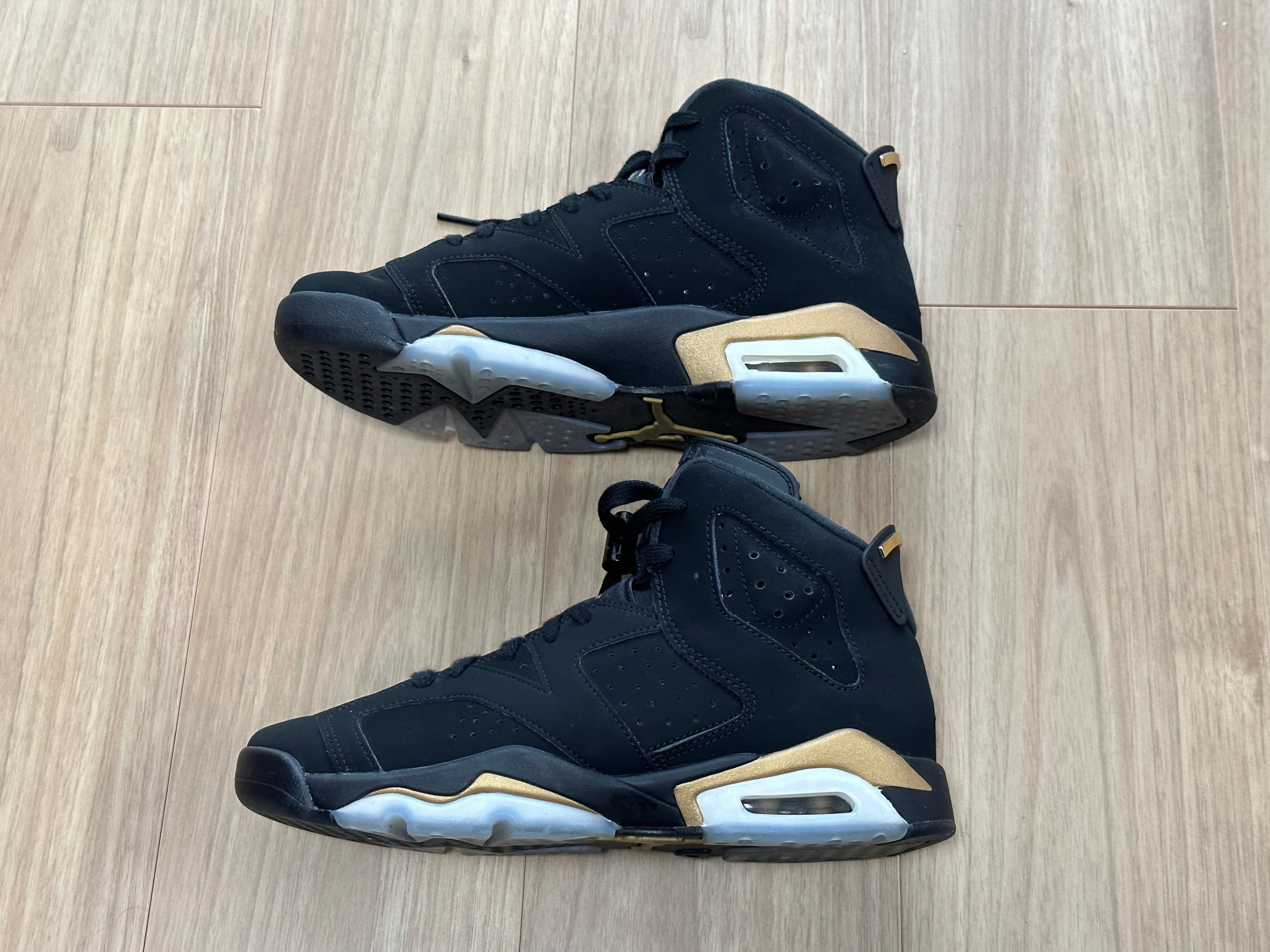NIKE AIR JORDAN 6 GS "DMP" BLACK/METALLIC GOLD (2020)
