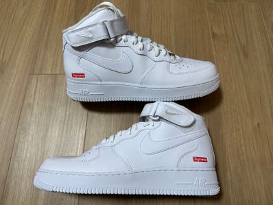 Supreme × Nike Air Force 1 Mid "White" FW24