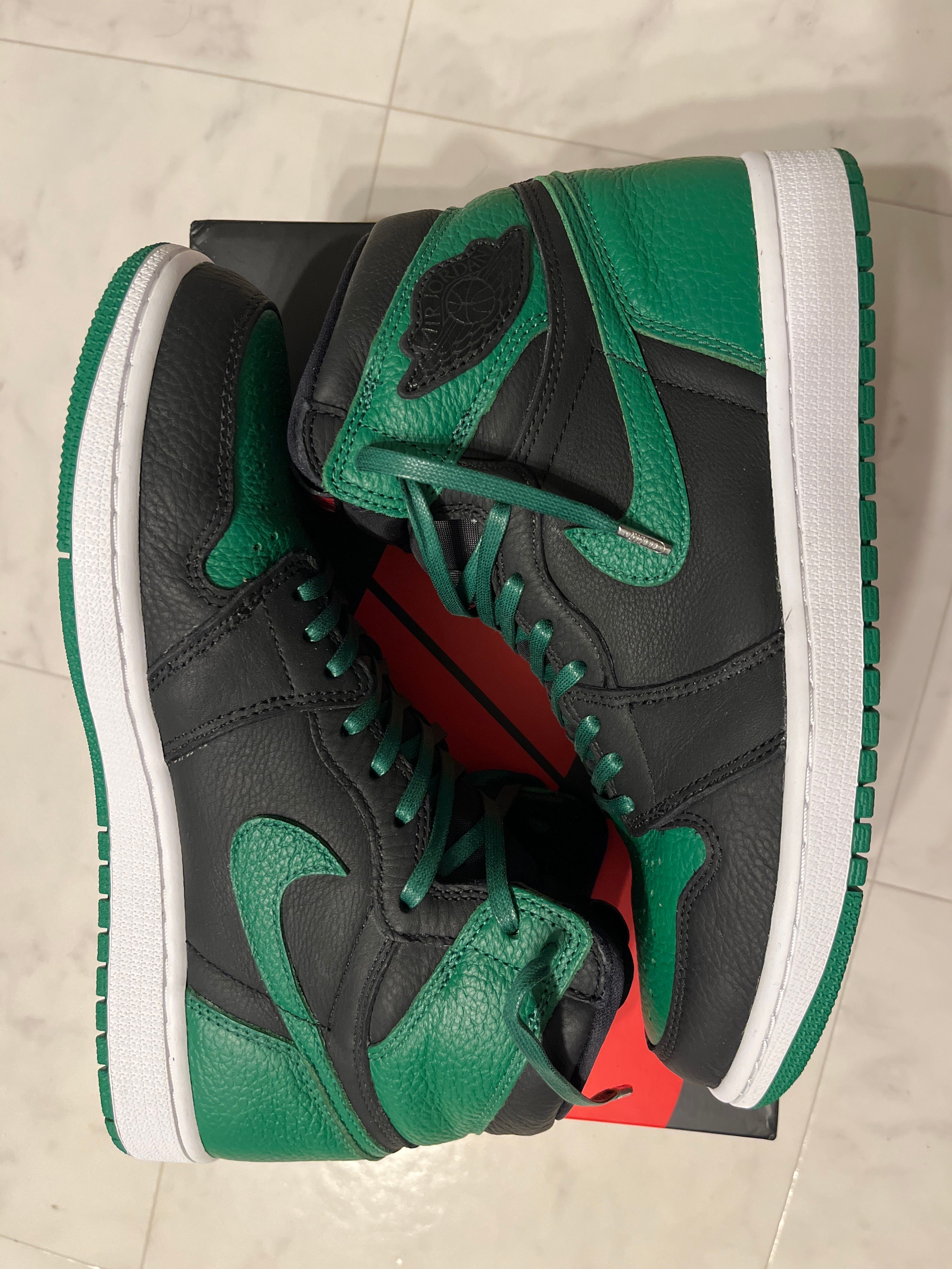 Nike Air Jordan 1 Retro High OG "Black/Pine Green" (2020)