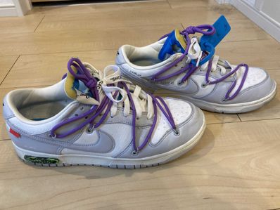 Off-White × Nike Dunk Low "Sail/Neutral Gray"