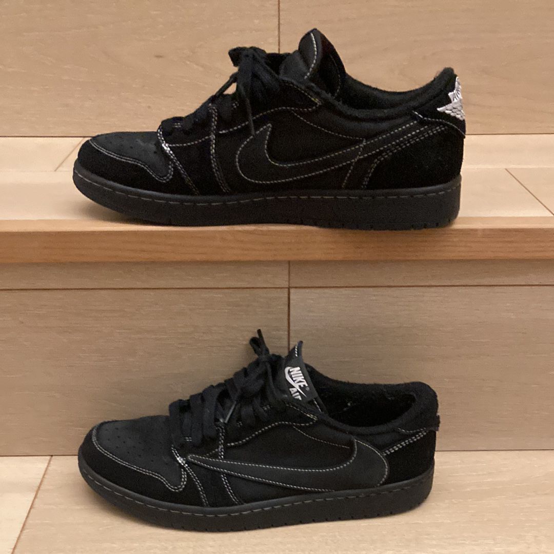 Travis Scott × Nike Air Jordan 1 Low OG SP "Black Phantom"