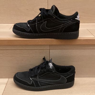 Travis Scott × Nike Air Jordan 1 Low OG SP "Black Phantom"