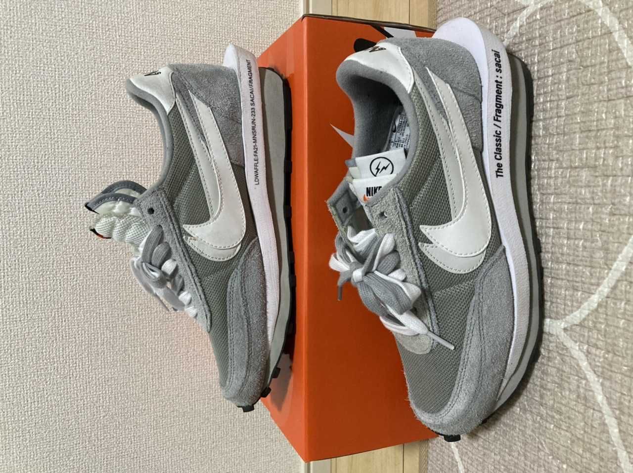 Fragment × sacai × Nike LD Waffle "Light Smoke Grey"