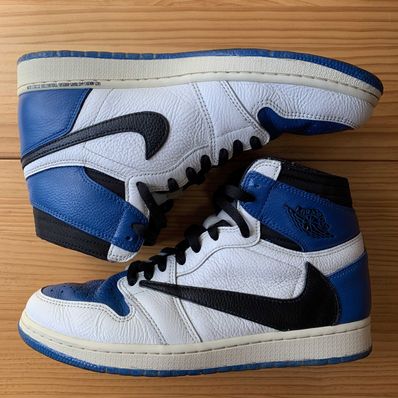 Travis Scott × fragment design × Nike Air Jordan 1 Retro High OG SP "Military Blue"
