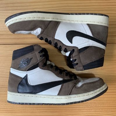 Travis Scott × Nike Air Jordan 1 Retro High OG TS SP "Sail/Dark Mocha"