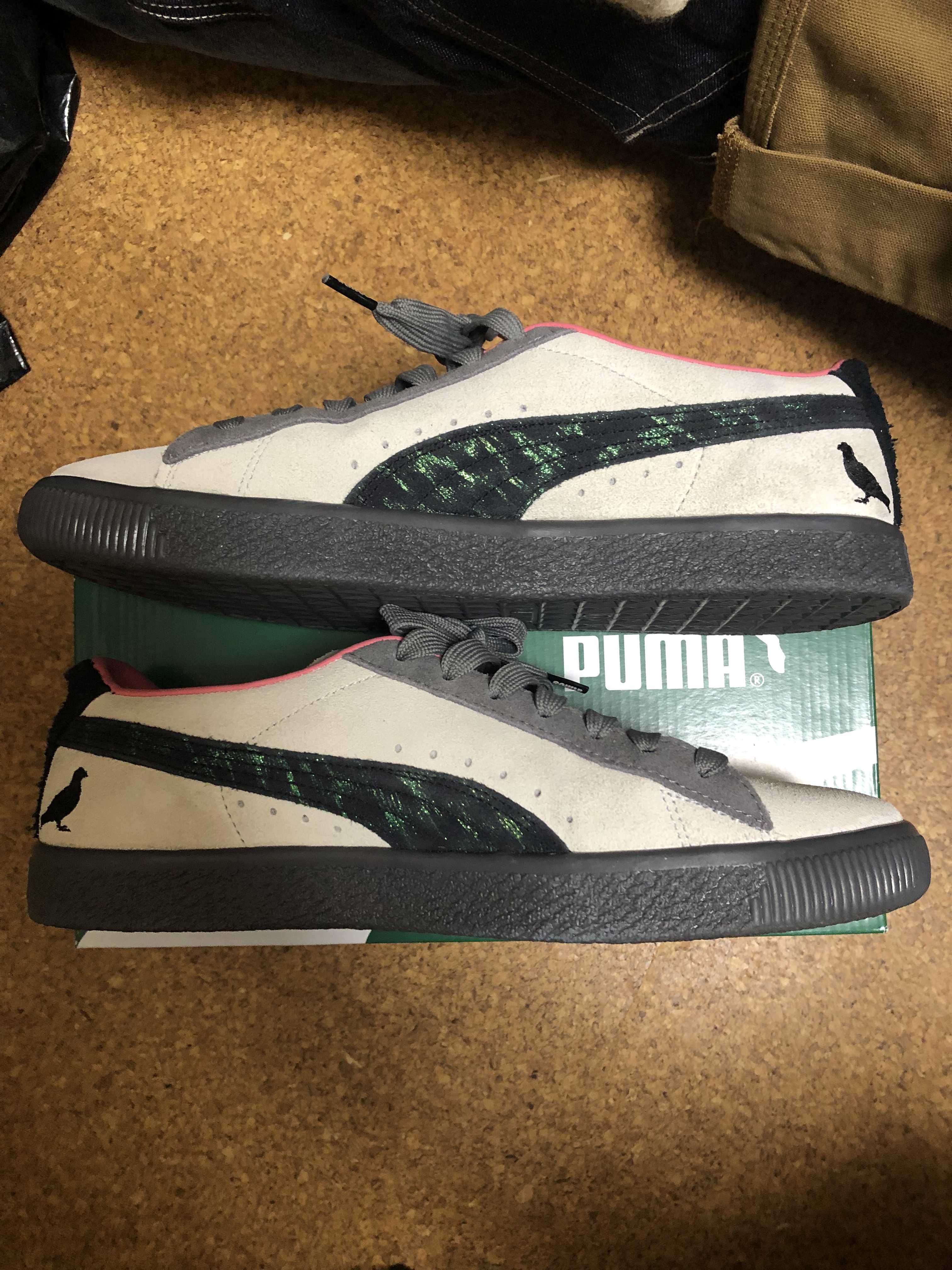 Staple × Atmos × Puma Suede "Natural Grey" 