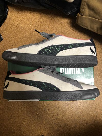 Staple × Atmos × Puma Suede "Natural Grey"