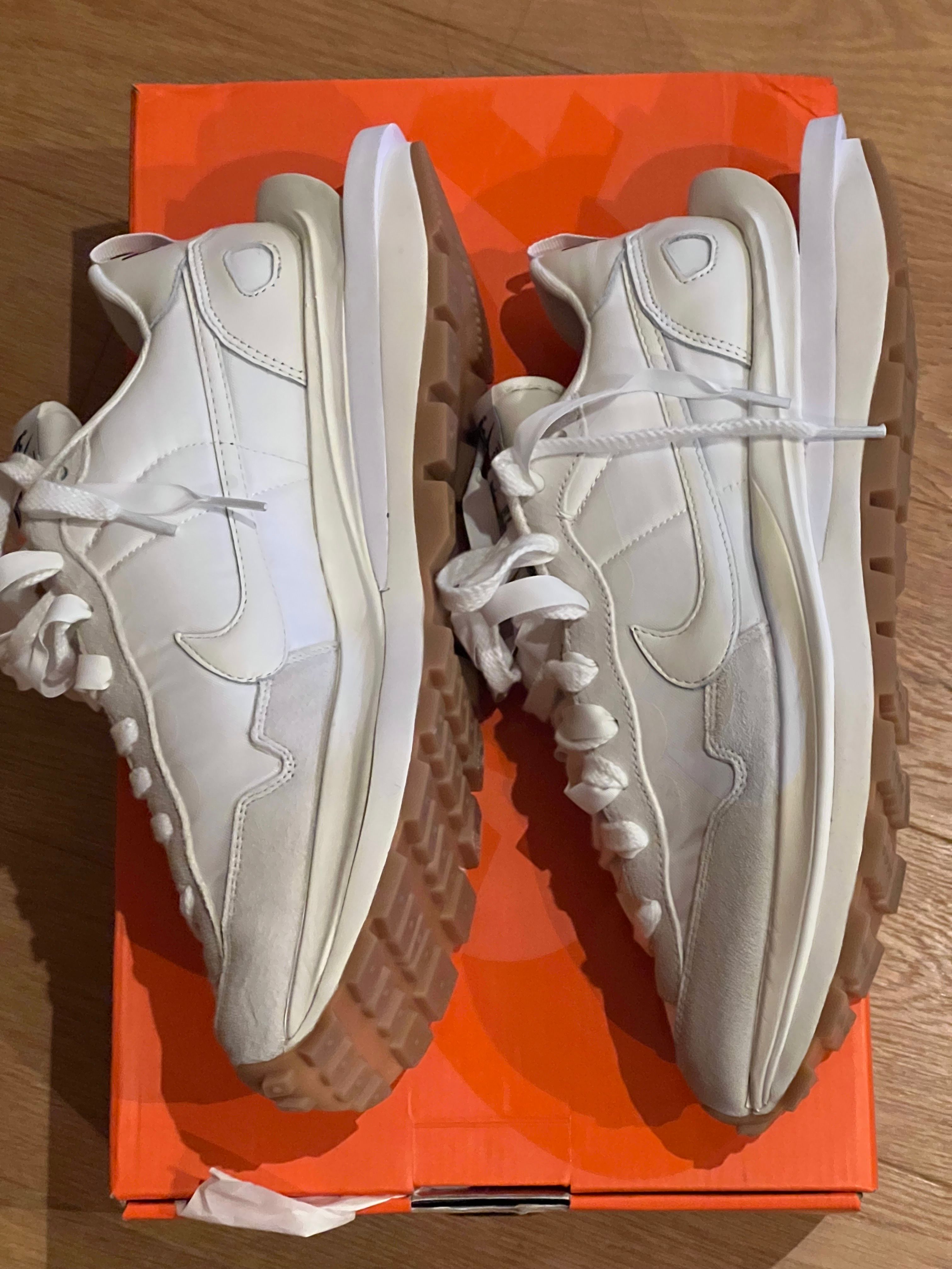 sacai × Nike Vapor Waffle "White Gum"