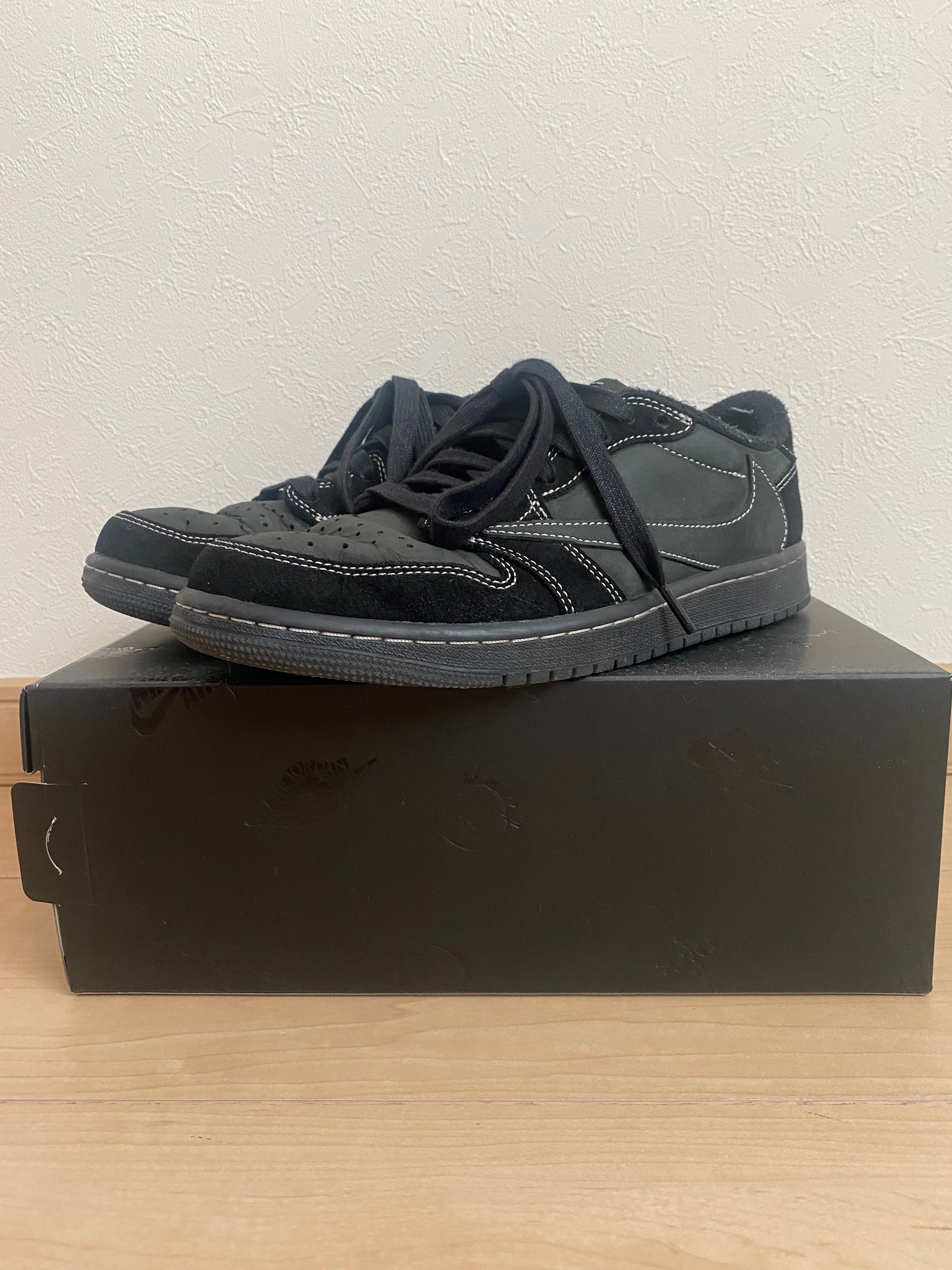 Travis Scott × Nike Air Jordan 1 Low OG SP "Black Phantom"