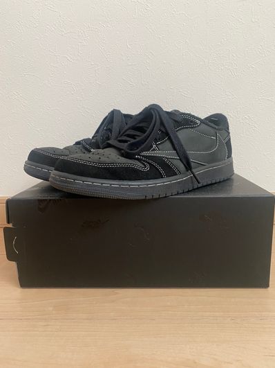 Travis Scott × Nike Air Jordan 1 Low OG SP "Black Phantom"