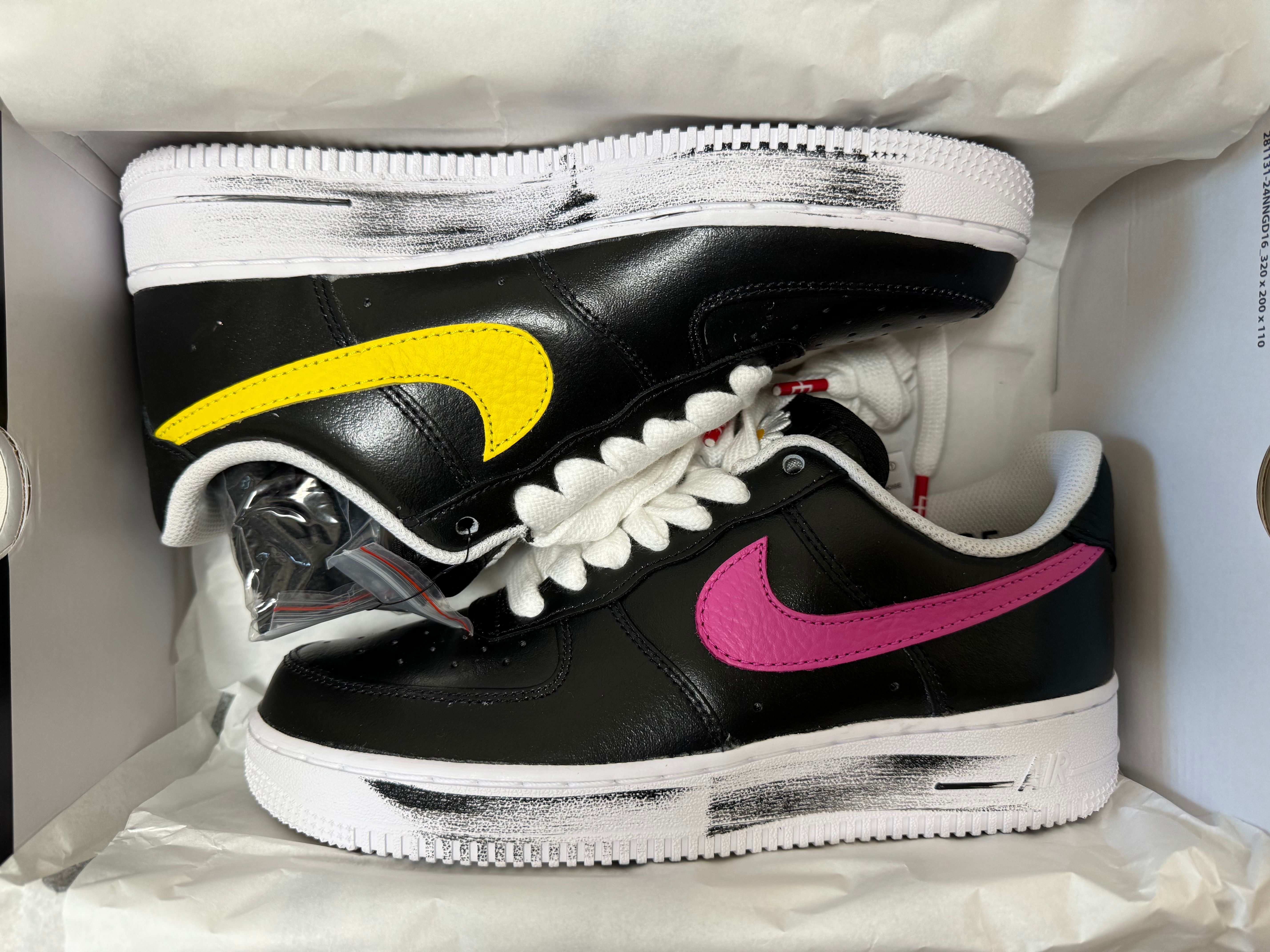 PEACEMINUSONE × Nike Air Force 1 Low '07 Para-Noise 3.0 "Black and Multi-Color" / G-DRAGON