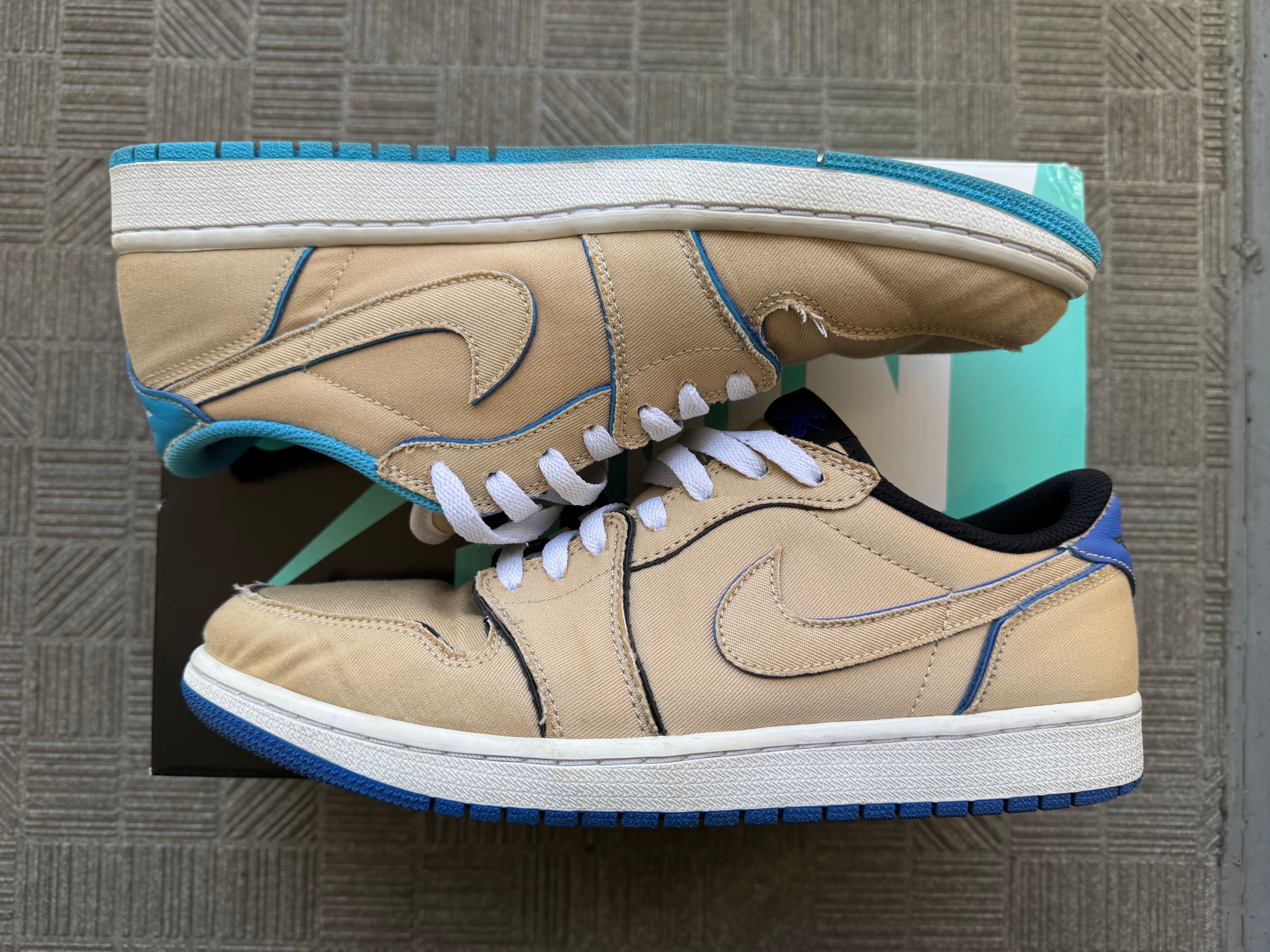 Nike SB Air Jordan 1 Low "Desert Ore/Royal Blue" 