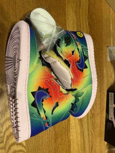 J Balvin × Nike Air Jordan 1 High OG "Rainbow"