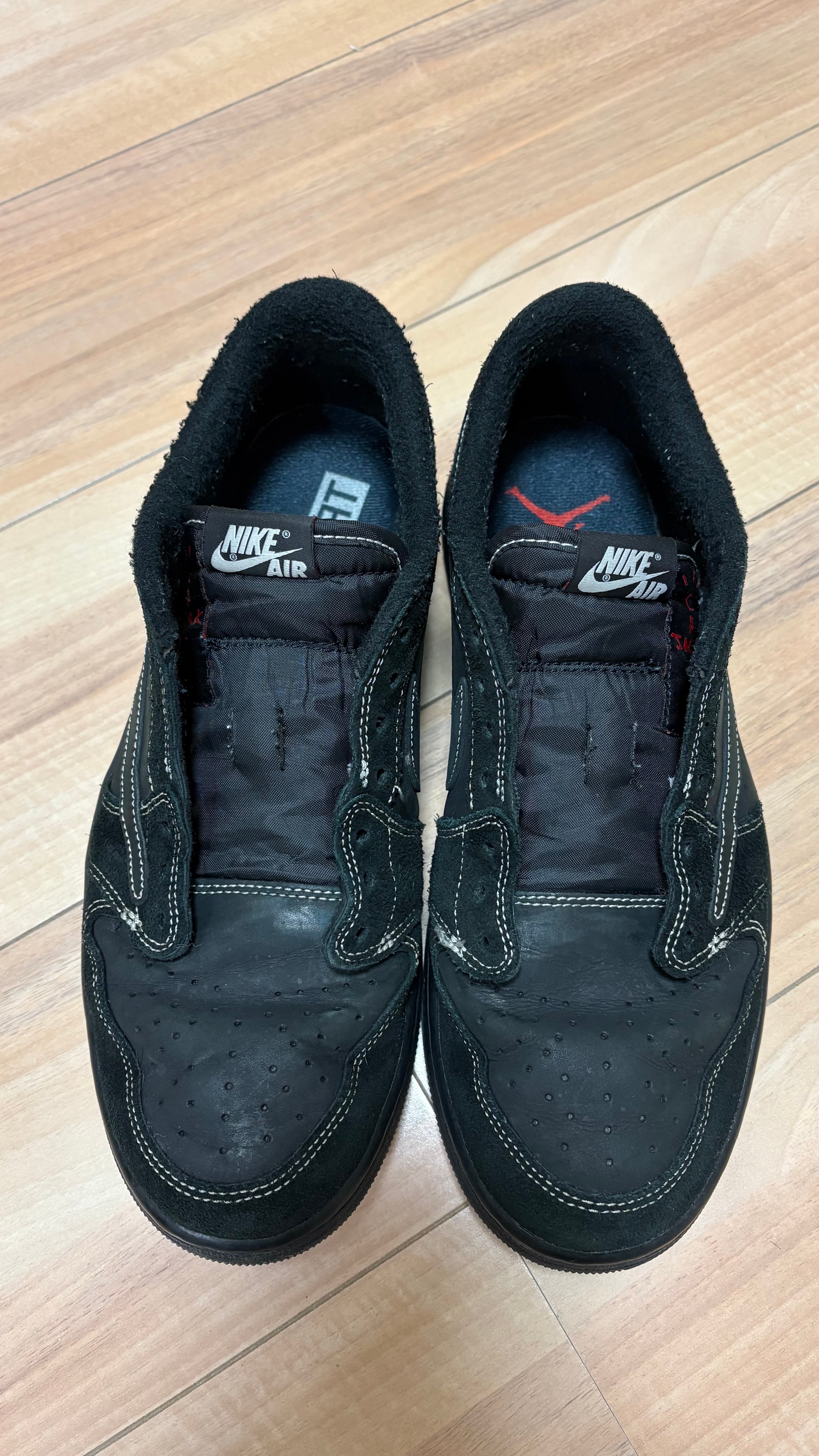 Travis Scott × Nike Air Jordan 1 Low OG SP "Black Phantom"