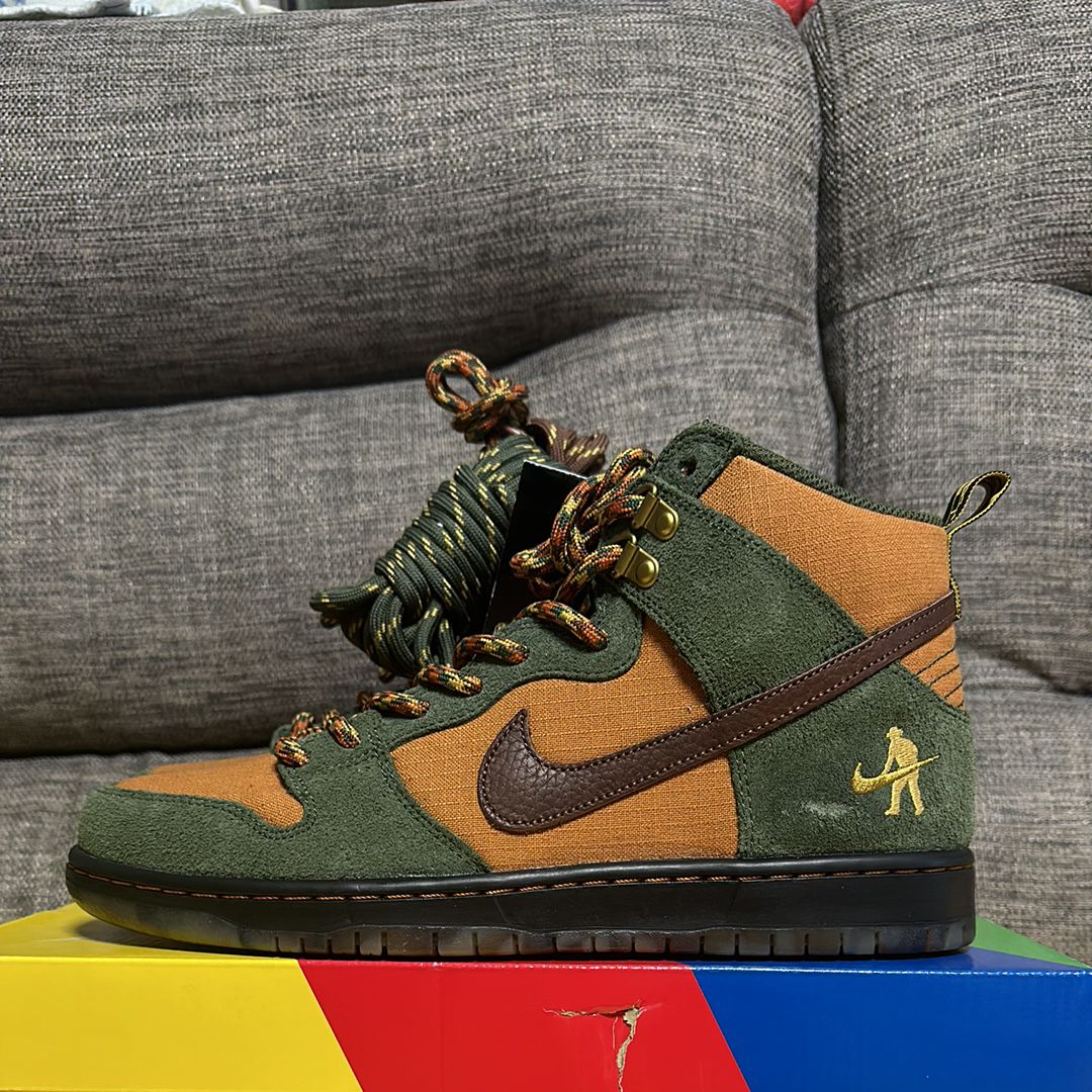 PASS~PORT × Nike SB Dunk High "Work Boot"
