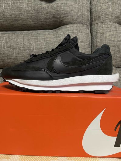 sacai × Nike LDV Waffle "Triple Black"