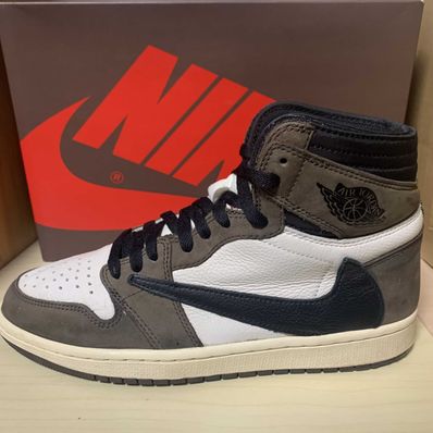 Travis Scott × Nike Air Jordan 1 Retro High OG TS SP "Sail/Dark Mocha"