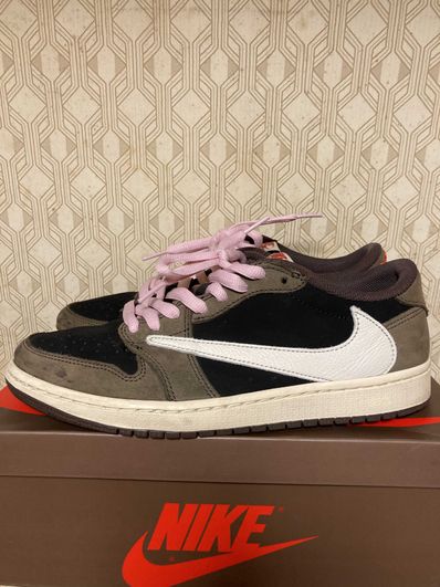Travis Scott × Nike Air Jordan 1 Low OG SP-T "Black/Dark Mocha"