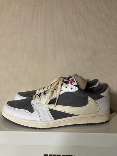 Travis Scott × Nike Air Jordan 1 Low OG SP "Reverse Mocha/Sail and Ridgerock"