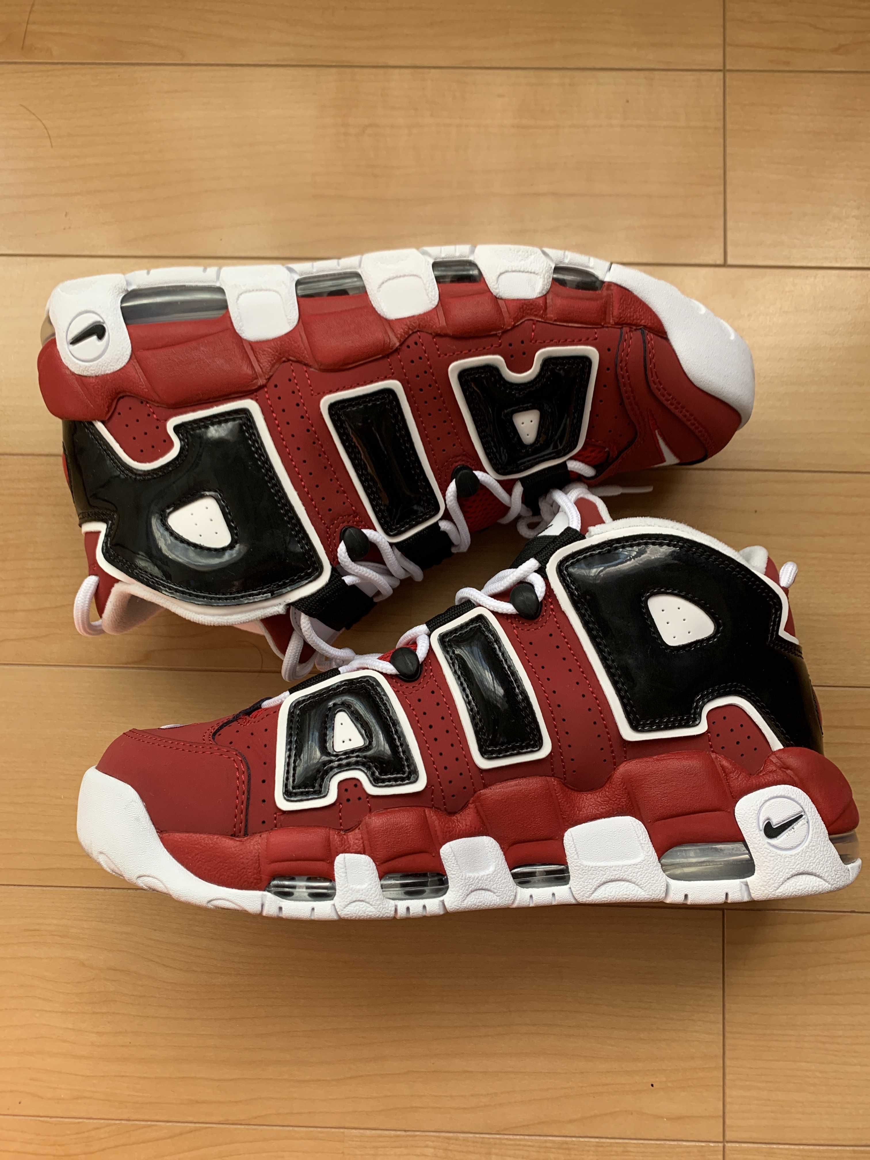 Nike Air More Uptempo ’96 "Black and Varsity Red" (2021)