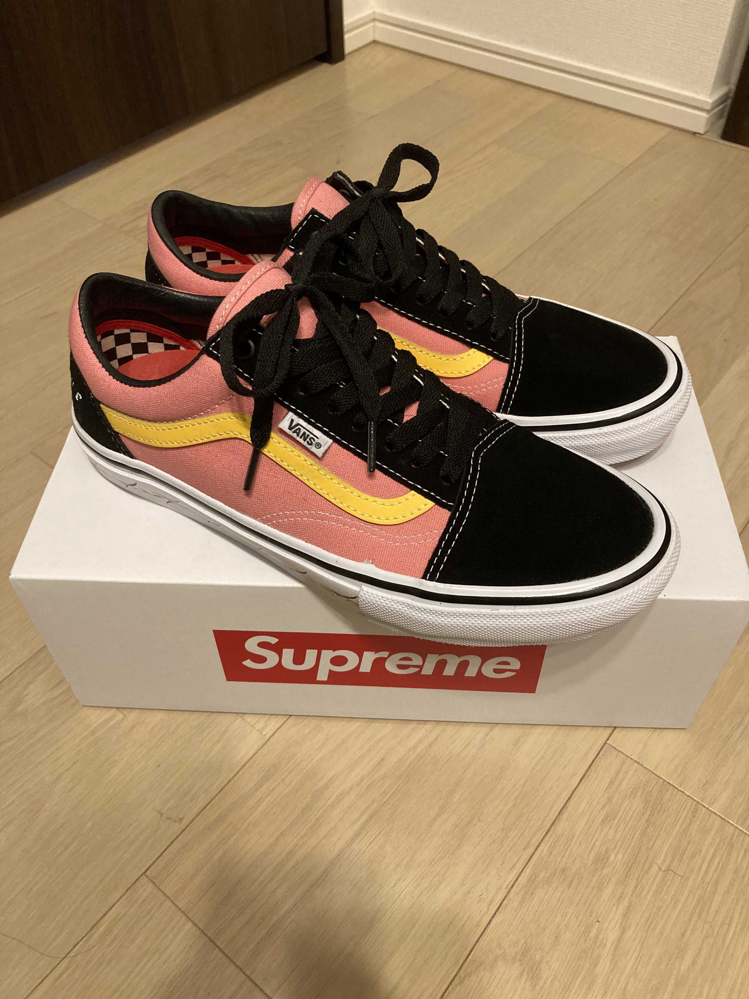 Supreme × Vans Old Skool "Pink"